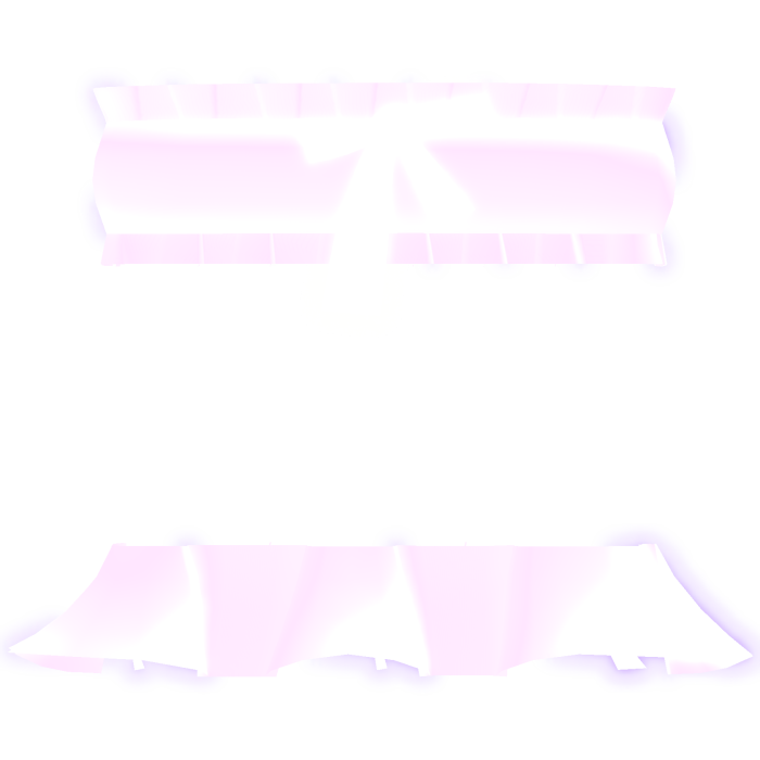 glowing emissive purple kawaii cute ruffled set
