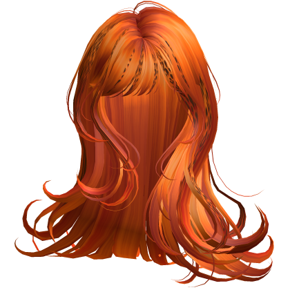 Silky Long Angelic Swirly Hair (Orange Leopard)
