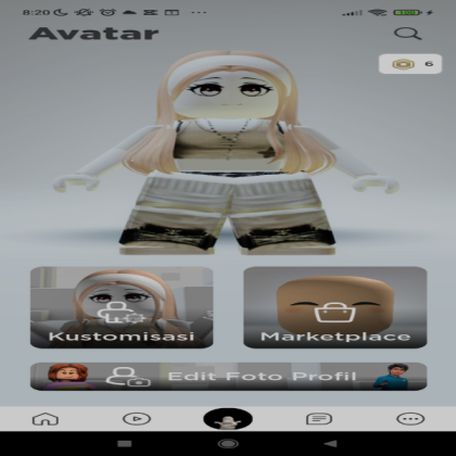 Stiker avatar me  Roblox decal