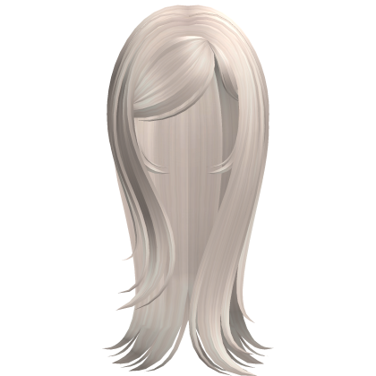  ♡ cute long wavy princess hair (platinum) Roblox item