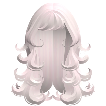 long layered mini swirls in light pink Roblox item