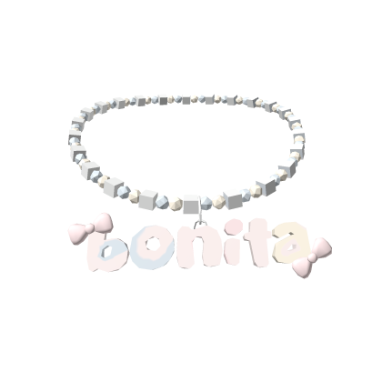 bonita necklace cute kawaii beads pastel bows 3.0 Roblox item