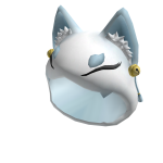 Oversized White Neko Hood