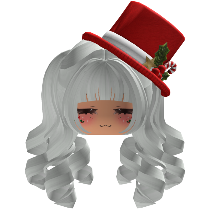 fluffy Christmas hair beret (Red)