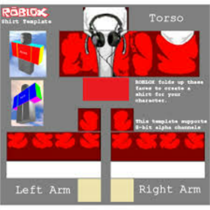 Red Hoodie Roblox decal