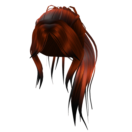 Fox Hair Messy Ponytail Roblox item