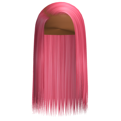 Side Parted Buss Down in Pink