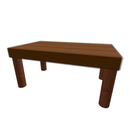 Wooden Plank Table
