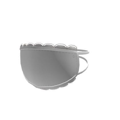 White Trendy Mask (Lace) Roblox item