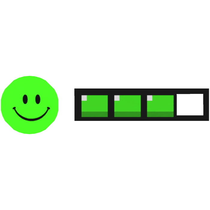 [ANIMATED] Curiosity 8-Bit HP Bar (Green Verity)