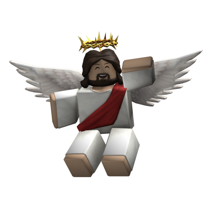 Jesus Happy Angel Buddy Saying Hi