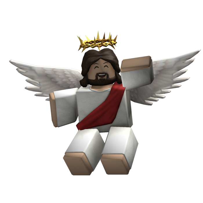 Jesus Happy Angel Buddy Saying Hi
