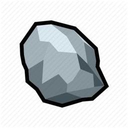 a rock