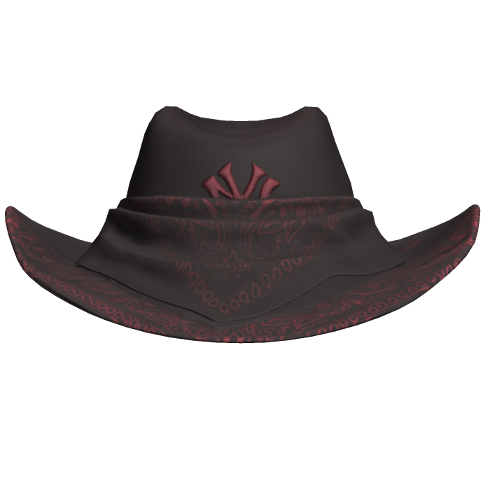 Red NYC Bandana Cowboy Hat