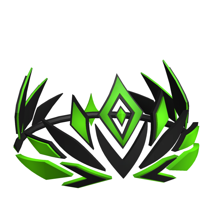 Green Gem Anime Style Crown