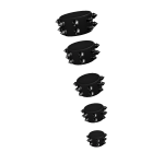 Left Leg Black Spikes Leather Cyberpunk Emo Y2K