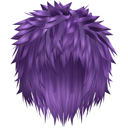 Purple Messy Anime Spiky Gothic Emo Boy Hair Roblox item