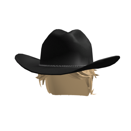 Messy Hair + Cowboy Hat
