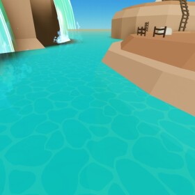 low poly map