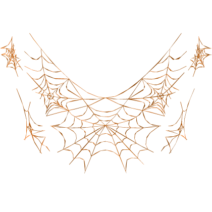 Orange Halloween Sakura Antlers Spiderwebs (Addon) Roblox item