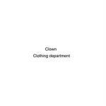Clown Clothing Department