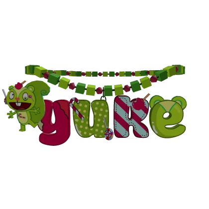 Yuke nutty necklace Roblox item render