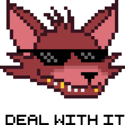 Foxy- Deal with it (Transparent) Roblox decal