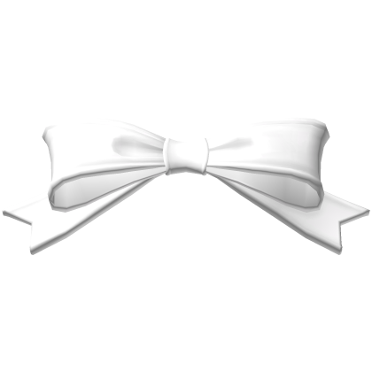 ♡ ┊ cute simple headbow in white