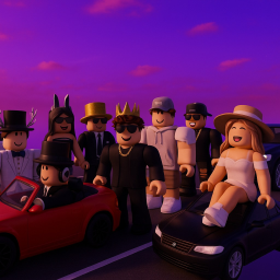 Hangout in a parking lot