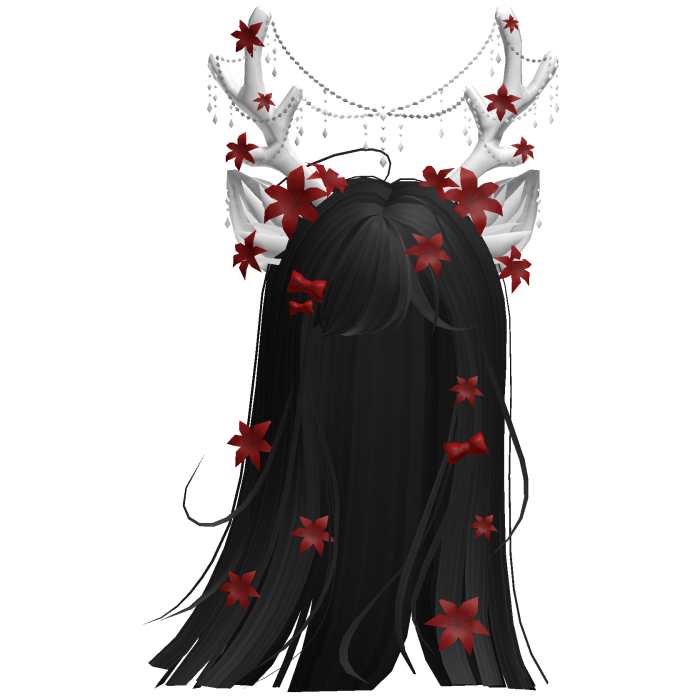 Ethereal Christmas Fairy Fawn Hair w/ Antlers