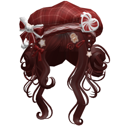 ♡ Christmas Swirly Wispy Buns (Red)