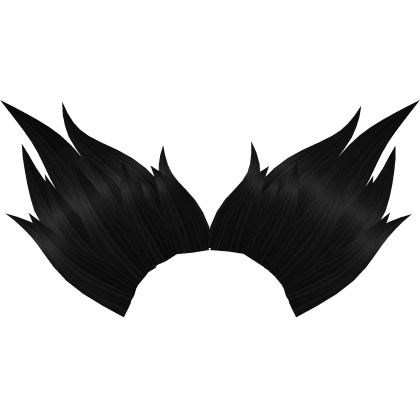 Black Ear Style Hair Extension Roblox item