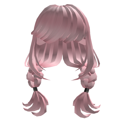 🛍️PigTail Long Hair(Pink) Roblox item