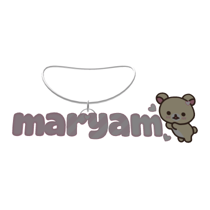 MARYAM BDAY NECKLACEE Roblox item