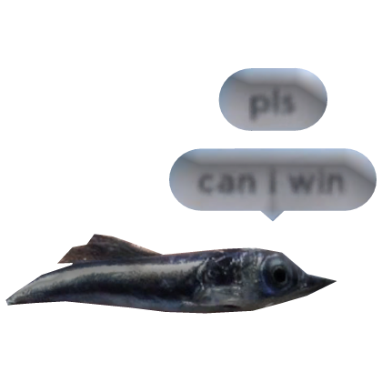 fish can i win text