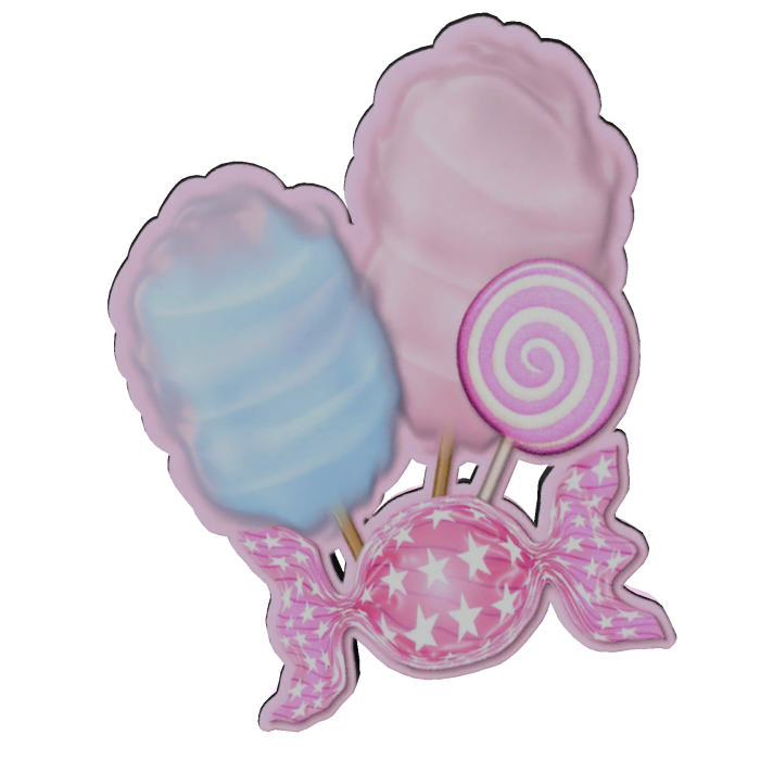 ! Blue Pink Kawaii Harajuku Cute Candy Decora