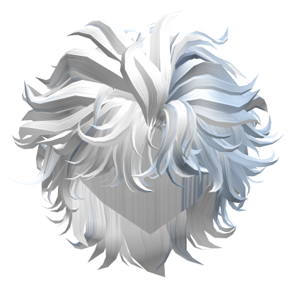 Stylish Slicked Back Mullet (White&Blue) Roblox item