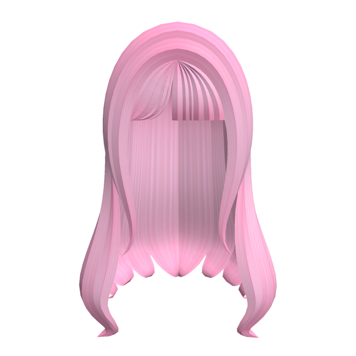 ♡ : cute long straight hair in pink