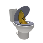 Toilet Banana Hat