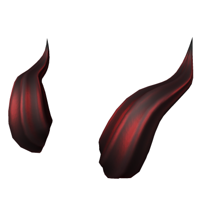 Red Fire Metal Horns Roblox item
