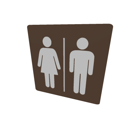 Park Restroom Sign