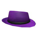 Vintage Purple Fedora