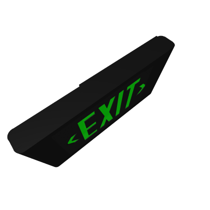 1987-2003 Howard Hillard Exit Sign Model 3324