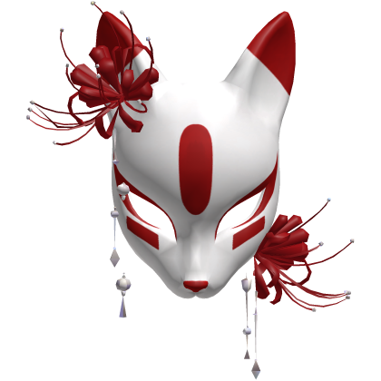 Red Spider Lily きつね Kitsune Mask Roblox item