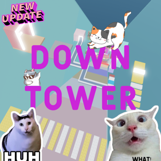 Down Tower⬇️ official Roblox game thumbnail