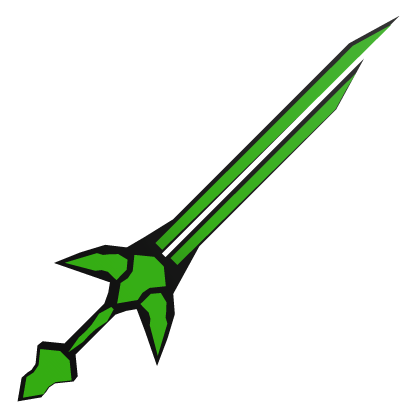 Roblox Item Sword Dual Color Green