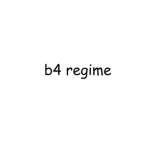 the b4 regime