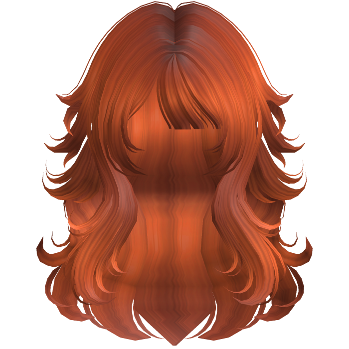 Chibi Anime Fluffy Layered Hair (Ginger) 
