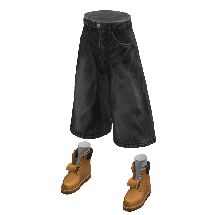 Distressed Shorts Gray Denim Designer Baggy Jorts