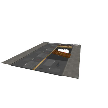Broken Road (Use with Roblox's City Road Pack)